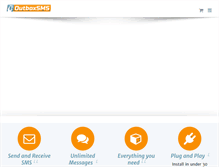 Tablet Screenshot of outboxsms.com
